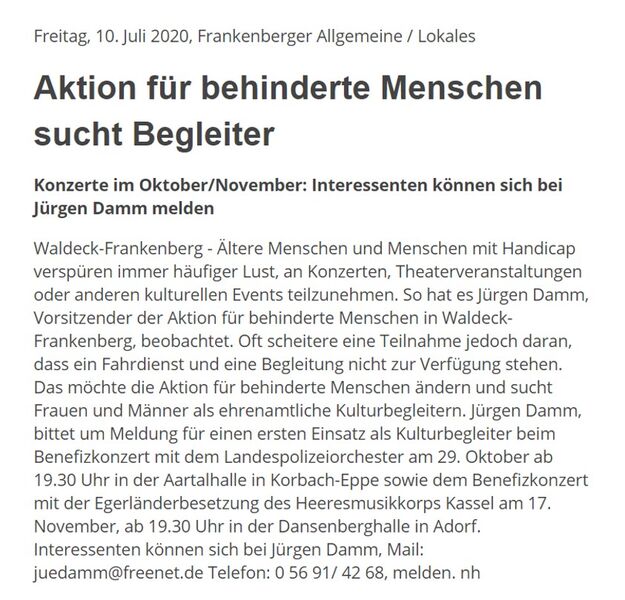 Wir suchen KulturbegleiterInnen